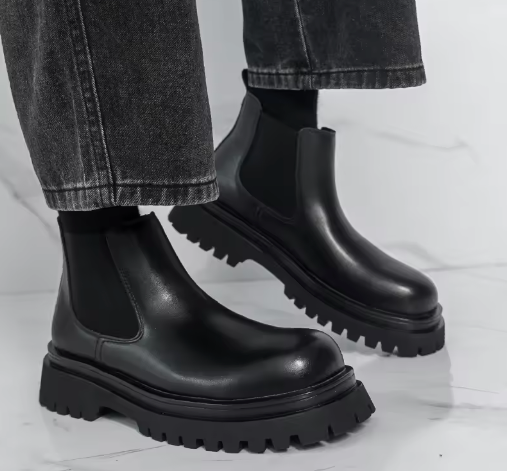 Men's Luxury Leather Chelsea Boots