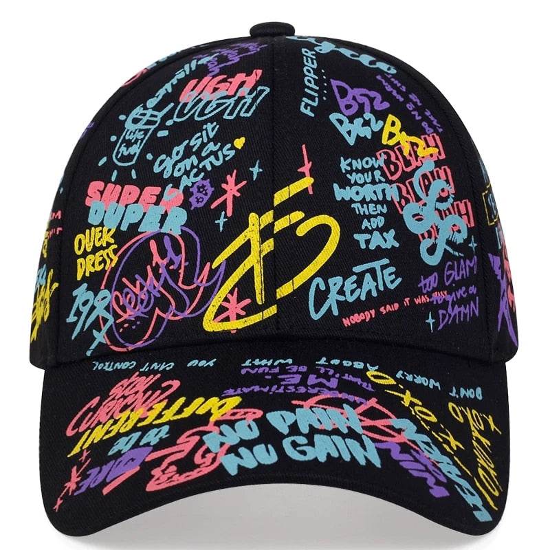 Unisex Graffiti Cap