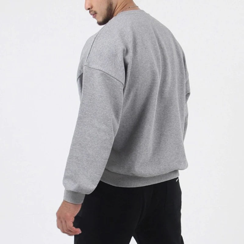 Men's Thick Sweater Pullover Crewneck