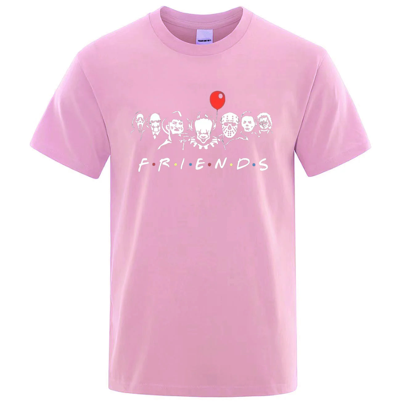 Unisex Halloween Friends 100% Cotton Comfortable and Breathable Leisure Fashion T-shirt