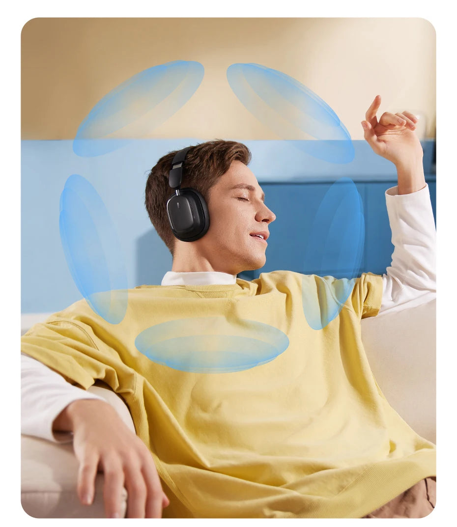 Baseus Bowie H1  Wireless Bluetooth Headphones 5.3 Noise Cancellation