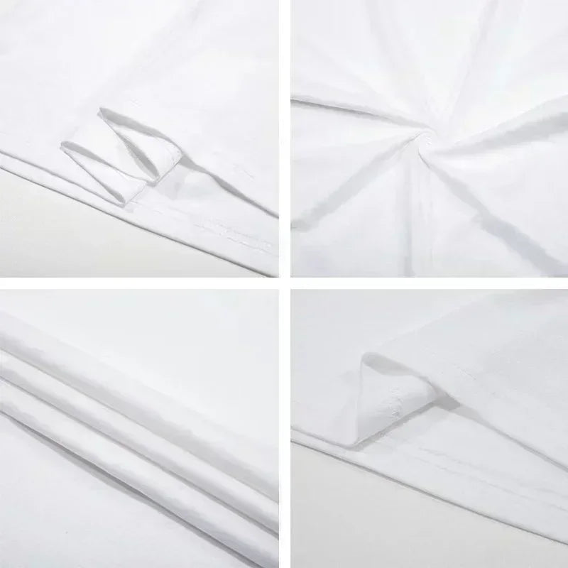 Fashion Pure Cotton Printed Bear Short-sleeved Unisex Plus Size  T-shirt