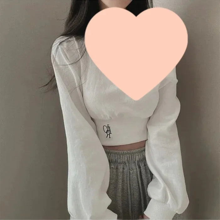 Women's Fashion Design Shoulder-baring Side Collar Slimming Top