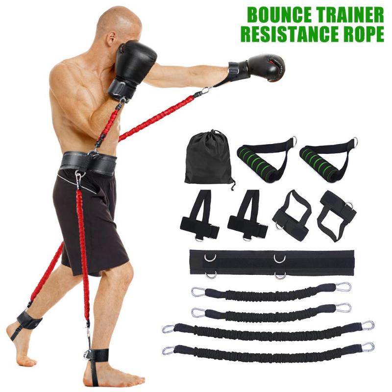 Sports Fitness Resistance Bands Set | Squats Legs Arms Boxing