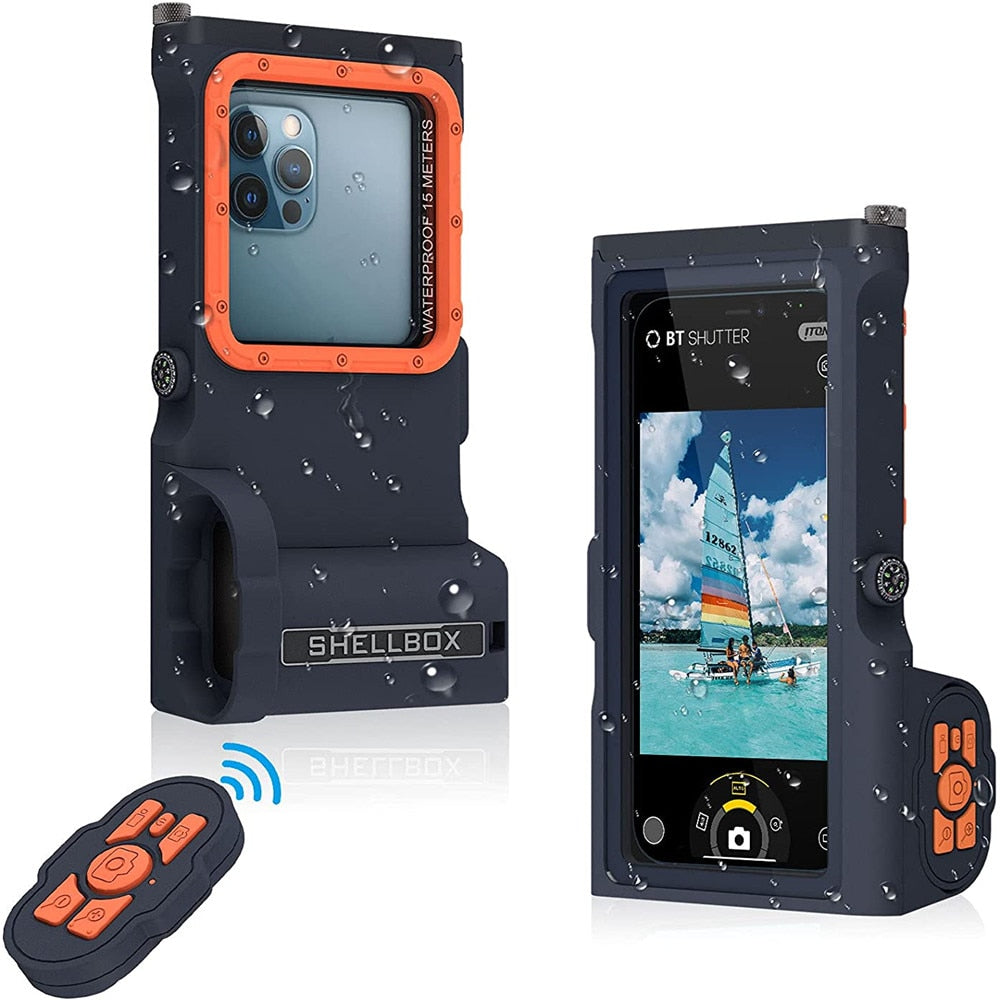 Bluetooth Diving Waterproof Phone Case (iPhone/Samsung/Huawei/Xiaomi/Oneplus)