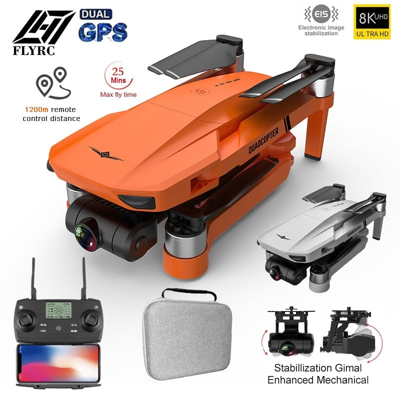 4k-8k Pro GPS Drone | Brushless Foldable Quadcopter