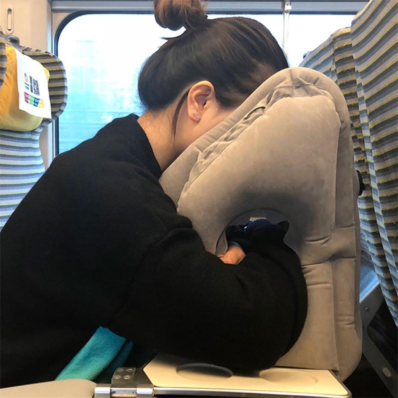 Inflatable Travel Pillow Napping Air Cushion