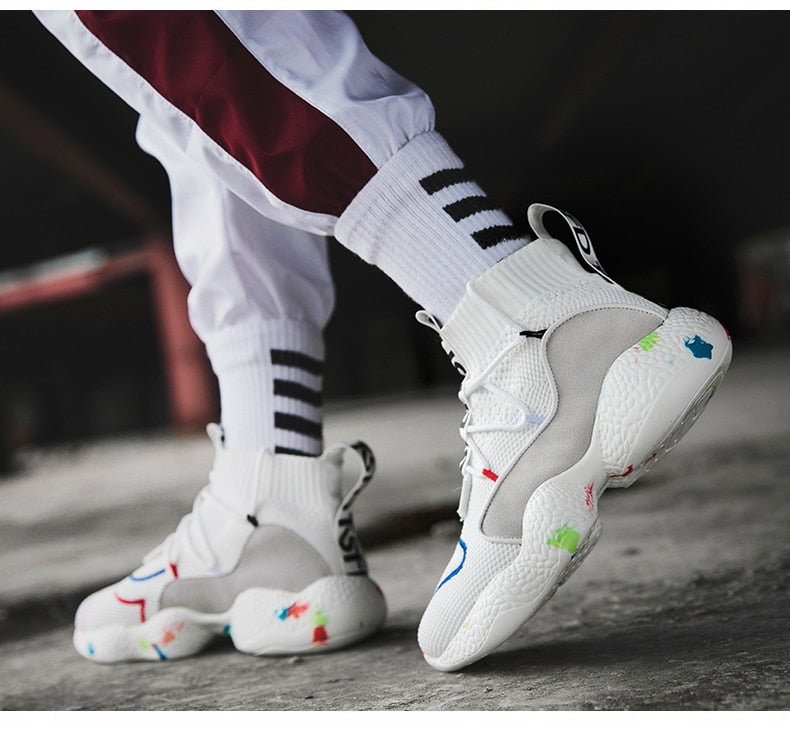 Multi-Color Retro Sneakers
