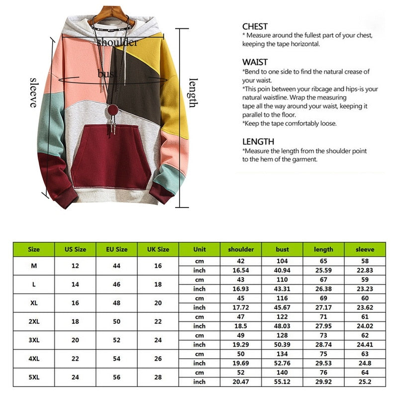 Colorblock Hoodie | Retro Pullover